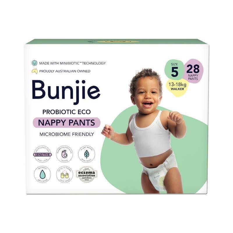 Buy Bunjie Nappy Pants Bulk Size 28 Pack Online at Chemist