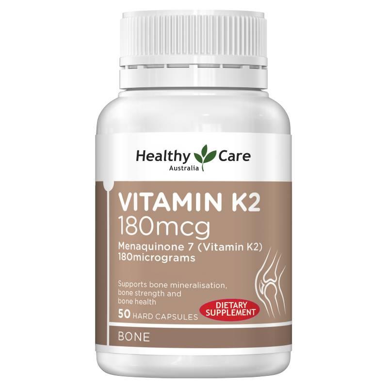 Healthy Care Vitamin K2 180mg 50 Capsules