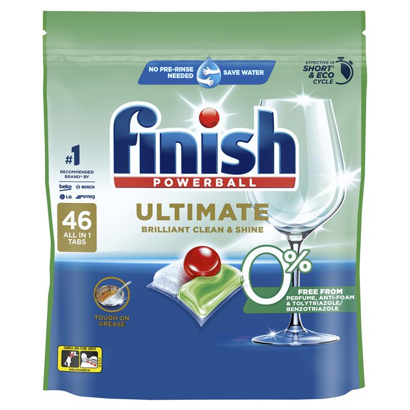 Buy Finish Ultimate 0% Dishwashing Tablets 46 Pack Online at Chemist ...