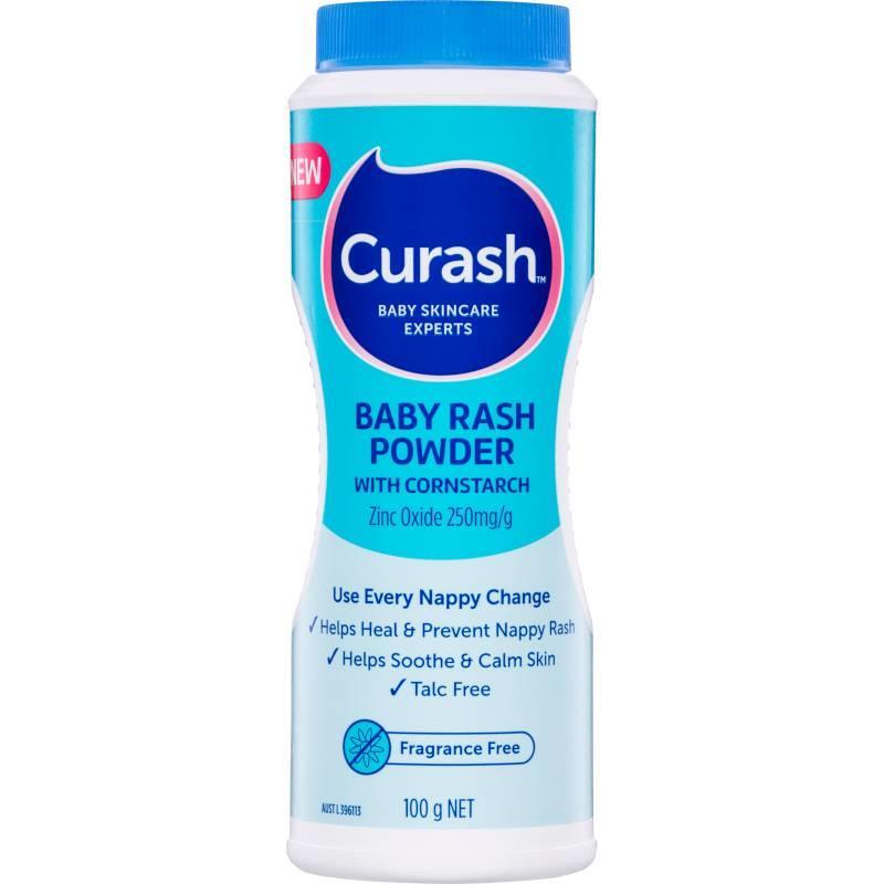Buy Curash Baby Anti-Rash Powder With Cornstarch 100g Online at Chemist ...
