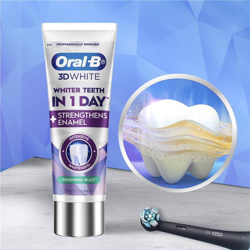 Buy Oral B Toothpaste 3D White Intensive Whitening Freshness Blast 94g
