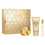 Paco Rabanne Lady Million Eau De Parfum 80ml + 10ml + Body Lotion 100ml Set