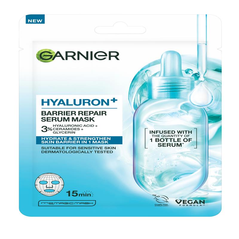 Buy Garnier Skin Active Hyaluronic Aloe Replumping Serum Tissue Mask Online  at Chemist Warehouse