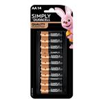 Duracell CopperTop Simply AA 14 Pack