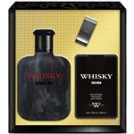 Whisky Black Op Eau De Toilette 100ml + Travel Size + Money Clip 3 Piece Set