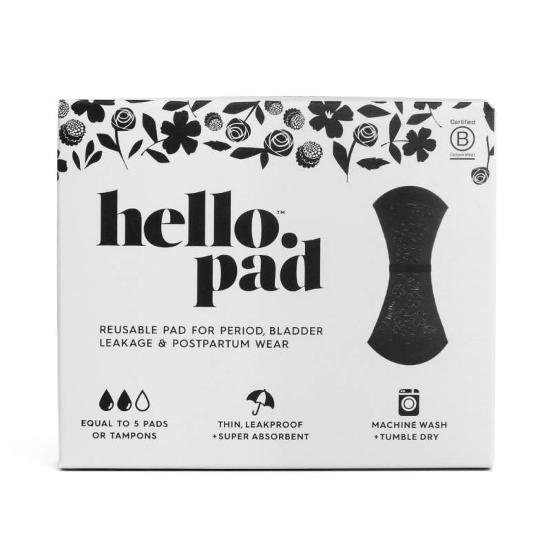 Buy Hello Period Reusable Pad Black Online at Chemist Warehouse®