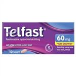 Telfast 60mg 10 Tablets