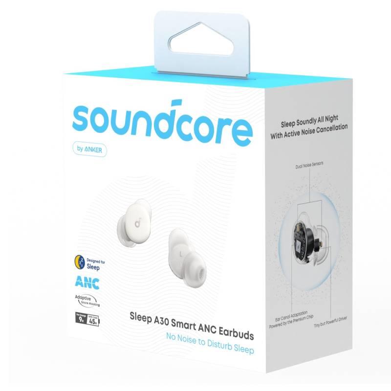 Buy Soundcore Sleep A30 Sleep Earbuds Moonlit White Online Only