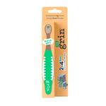 Grin Kids BrushBuddy Toothbrush 2 - 4 Years Brown Green