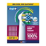Oral B Toothbrush Refills Floss Action Deep Clean 12 Pack