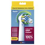 Oral B Toothbrush Refills Floss Action Deep Clean 8 Pack