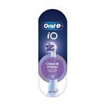 Oral B Electric Toothbrush Refills iO Clean & Whiten White 2 Pack