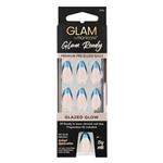 Glam By Manicare Glam Ready Pre-Glued Nails Glazed Glow 30 Pieces 22453