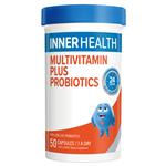Inner Health Multivitamin Plus Probiotics 50 Capsules