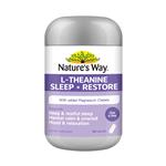 Nature's Way L-Theanine Sleep + Restore 50 Capsules
