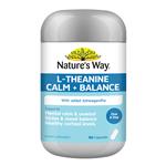 Nature's Way L-Theanine Calm + Balance 90 Capsules