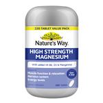 Nature's Way High Strength Magnesium 220 Tablets