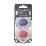 Tommee Tippee Ultra Fit Soother  Night Time 6-18 Months 2 Pack