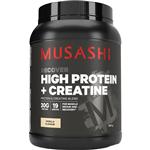 Musashi High Protein + Creatine Vanilla 900g