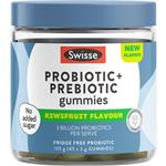 Swisse Adults Probiotic & Prebiotic Gummies Kiwi 45 Pack