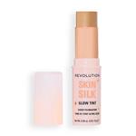 Revolution Skin Silk Glow Tint Sheer Foundation Stick Medium Tan Warm