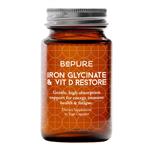 BePure Iron Glycinate + Vit D Restore 30 Vege Capsules