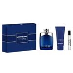 Mont Blanc Legend Blue Eau De Parfum 100ml 3 Piece Set
