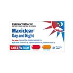 Maxiclear Day and Night Cold & Flu 24 Tablets