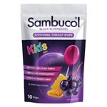 Sambucol Soothing Throat Pops Kids 10 Pack