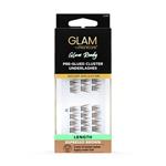 Glam By Manicare Ready Pre-Glued Cluster Lashes Espresso Brown 22469