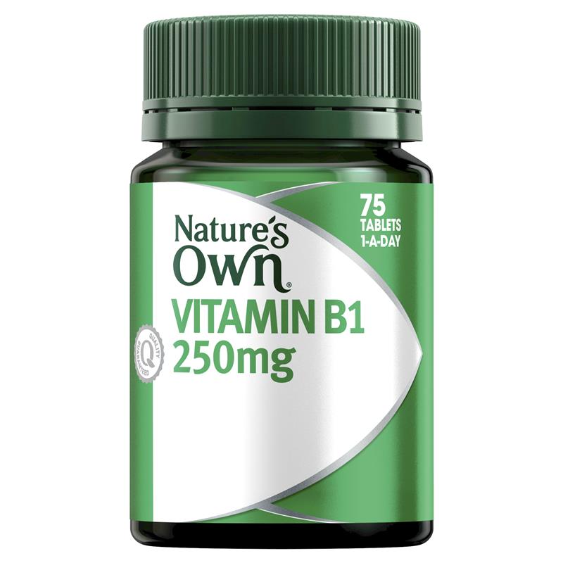 Buy Nature's Own Vitamin B1 250mg 75 Tablets Online at Chemist Warehouse®