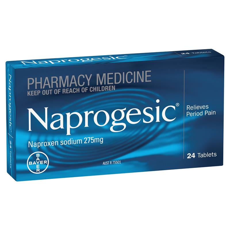 Buy Naprogesic 275mg Tablets 24 Pack Online at Chemist Warehouse®