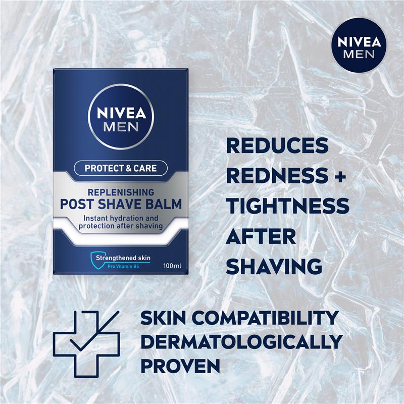 Buy Nivea Men Protect & Care Post Shave Balm 100ml Online at Chemist ...