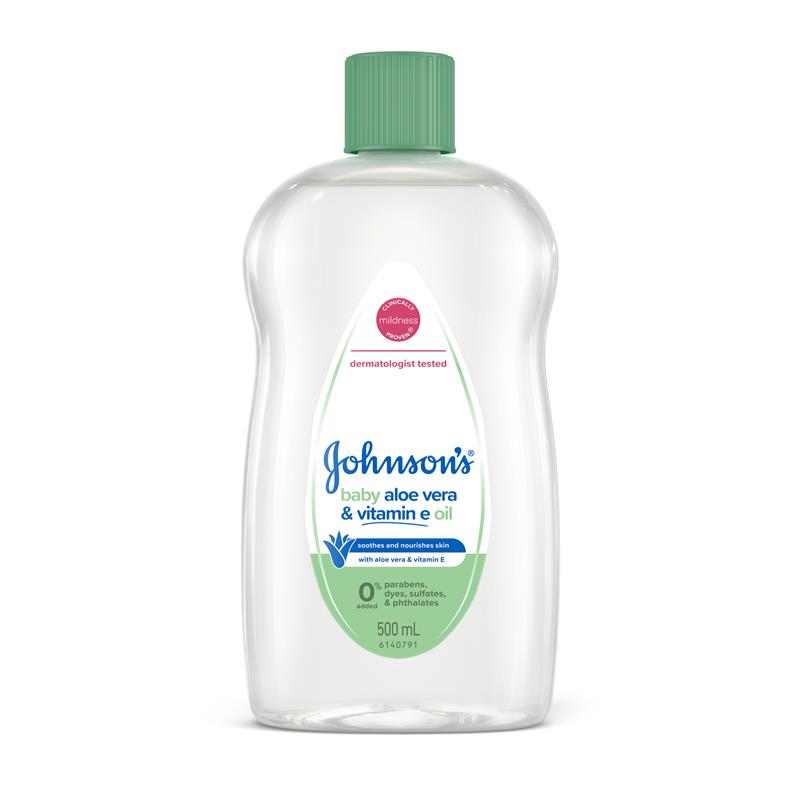 Baby johnson store aloe vera oil