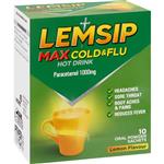 Lemsip Max Cold & Flu Lemon Hot Drink 10 Sachets