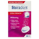 Steradent Extra Strength Whitening Denture Cleansing 30 Tablets