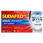 Sudafed PE Day and Night Relief 24 Tablets