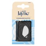 Lady Jayne 2280B Elastic Snagless Black 18 Pack