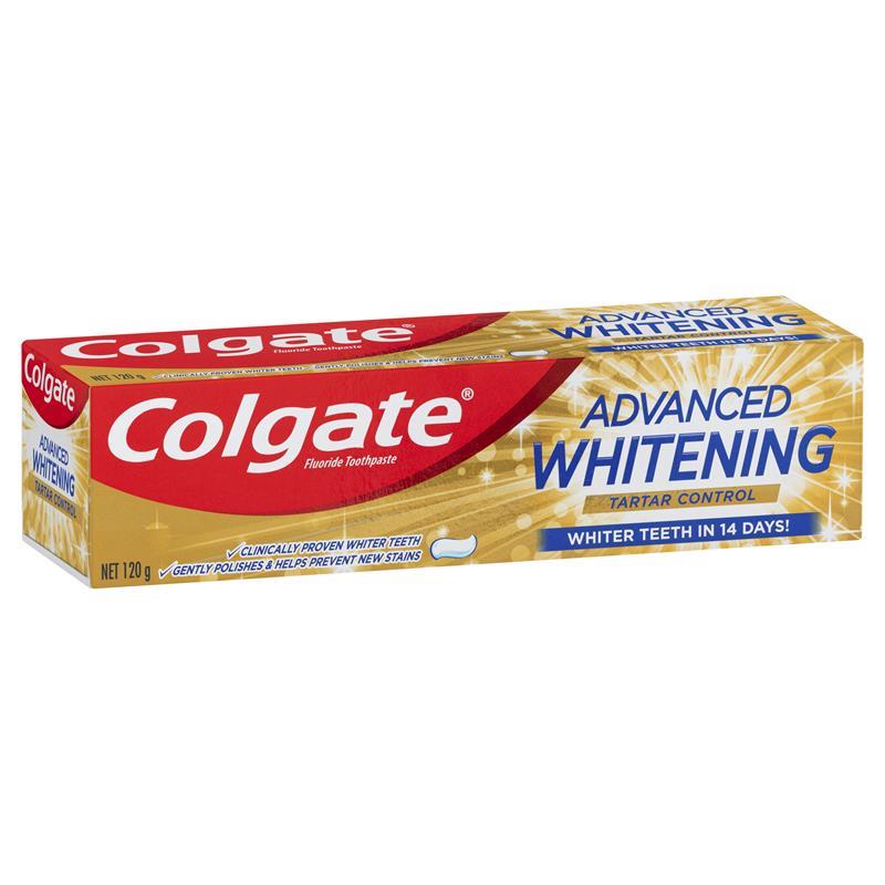 Buy Colgate Advanced Whitening Tartar Control Toothpaste with micro ...