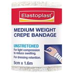 Elastoplast 46014 Medium Weight Crepe Bandage 5cm x 1.6m