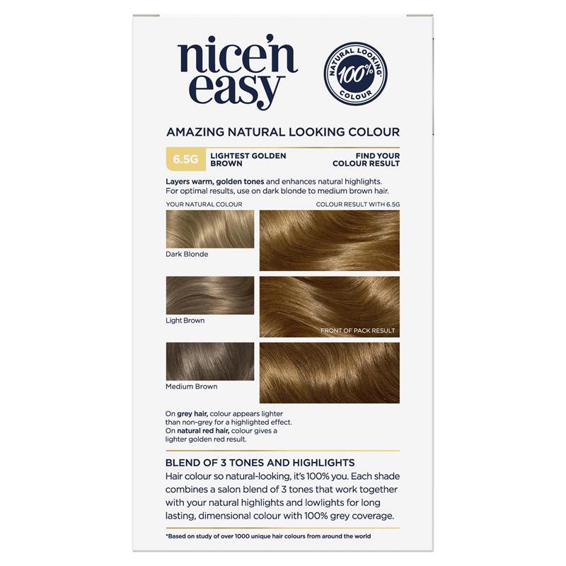 Buy Clairol Nice Easy 114a Light Golden Brown Online At Chemist