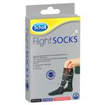 Scholl Flight Socks Black Unisex 6 - 9