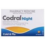 Codral PE Night Time 24 Tablets