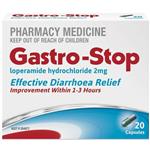 Gastro Stop Loperamide 20 Capsules