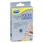 Scholl Flight Socks Natural Ladies 8 - 10