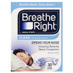 Breathe Right Nasal Strips Clear Large 30 Pack
