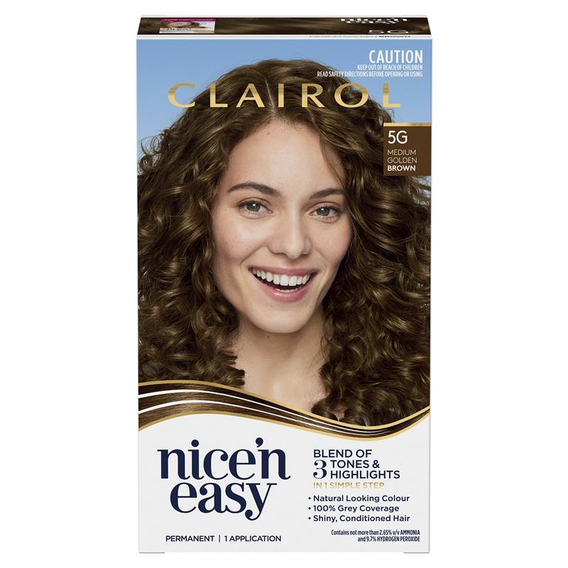 Buy Clairol Nice 'N Easy Permanent Hair Colour 5G Medium Golden Brown
