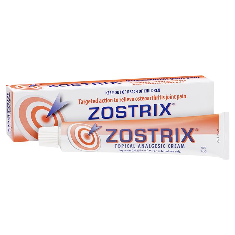 Buy Zostrix Topical Analgesic Cream 45g Online at Chemist Warehouse®
