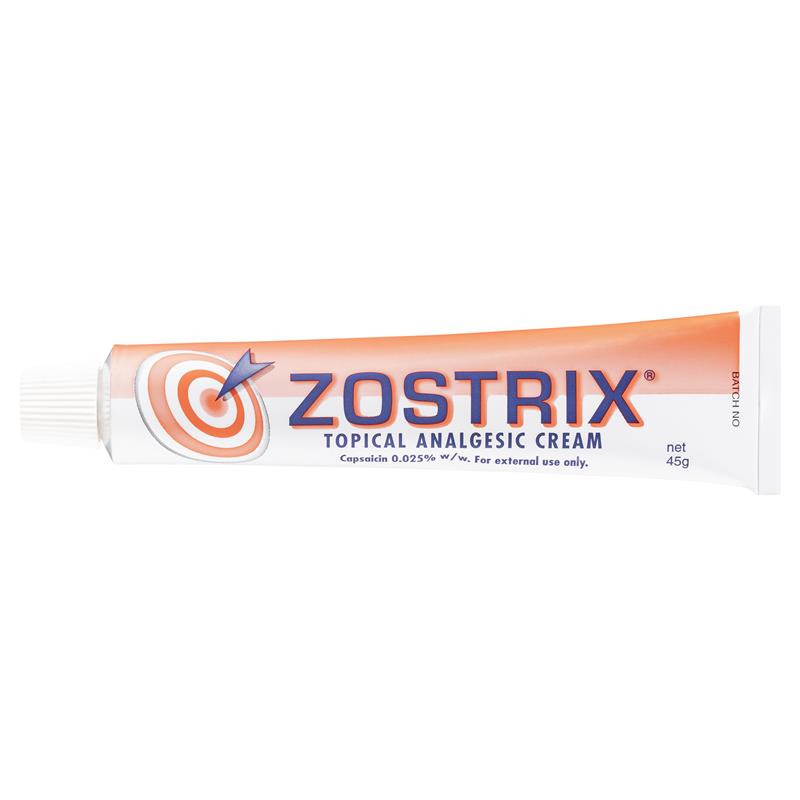 Buy Zostrix Topical Analgesic Cream 45g Online at Chemist Warehouse®