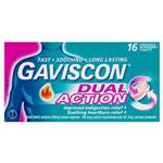 Gaviscon Dual Action Peppermint 16 Chewable Tablets
